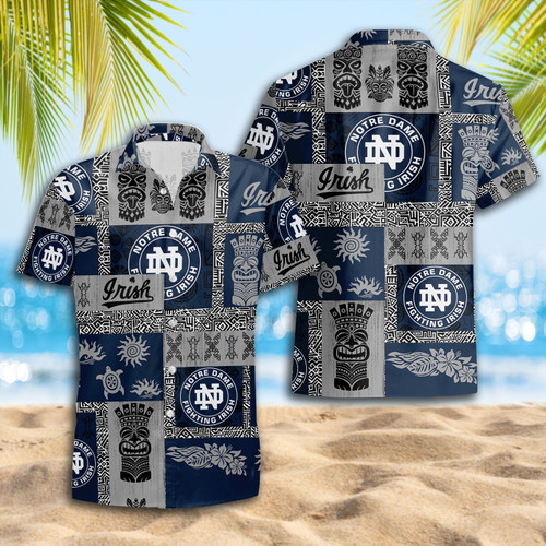 Notre Dame Fighting Irish Hawaiian Shirt Trending Summer. Gift For Fan H6868