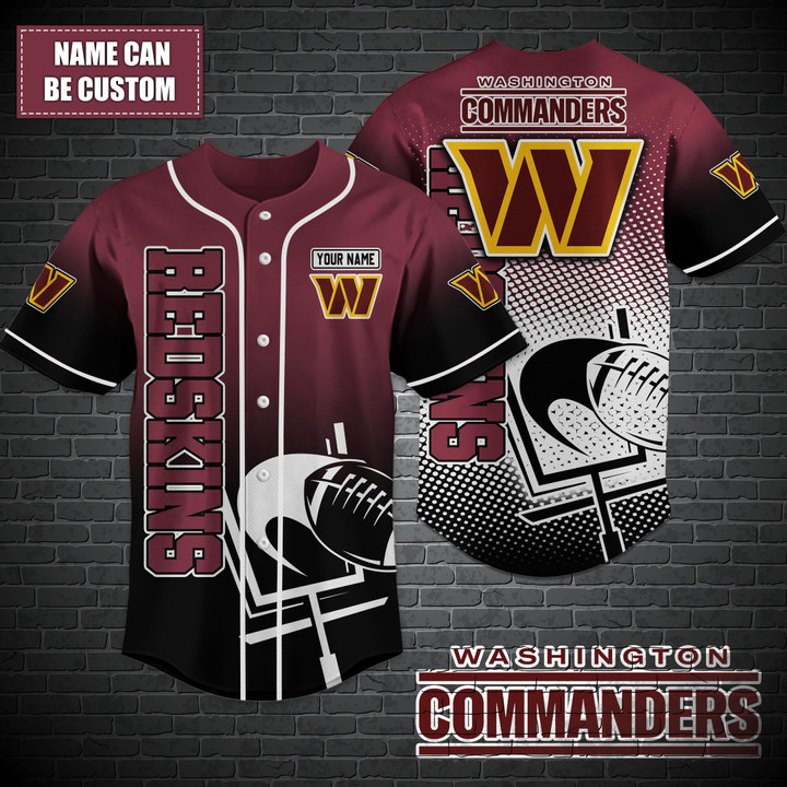 Washington Commanders NFL-Baseball shirt Custom T-44757