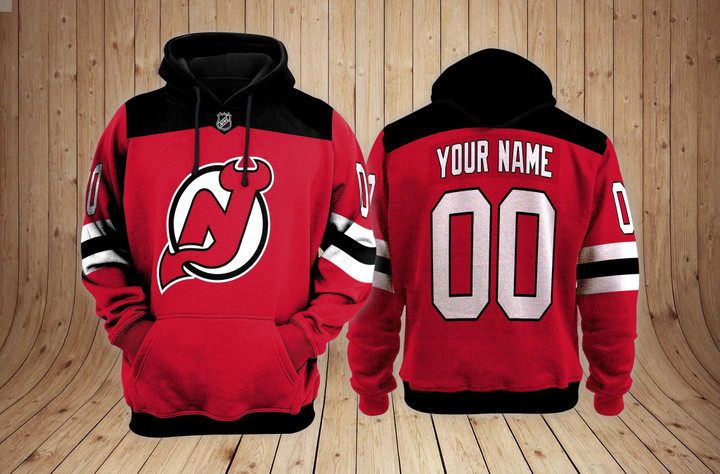 New Jersey Devils NHL Custom Name and Number TH18530