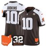 Men's Cleveland Browns 2026 Jim Brown Memorial & Home Patch Vapor Limited Jersey - All Stitched