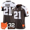 Men's Cleveland Browns 2026 Jim Brown Memorial & Home Patch Vapor Limited Jersey - All Stitched