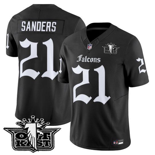 Men's Outkast x Atlanta Falcons 2025 Vapor Limited Jersey - Gothic Edition - All Stitched