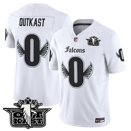 Men's Outkast x Atlanta Falcons 2025 Vapor Limited Jersey - Gothic Edition - All Stitched