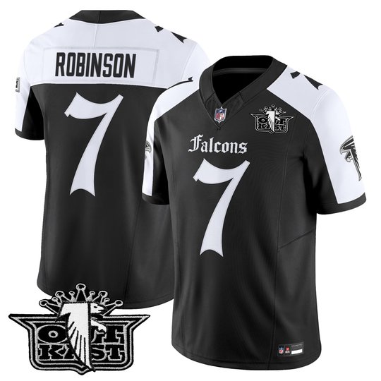 Men's Outkast x Atlanta Falcons 2025 Vapor Limited Jersey - Gothic Edition - All Stitched