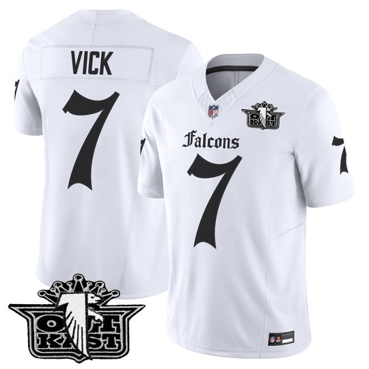 Men's Outkast x Atlanta Falcons 2025 Vapor Limited Jersey - Gothic Edition - All Stitched