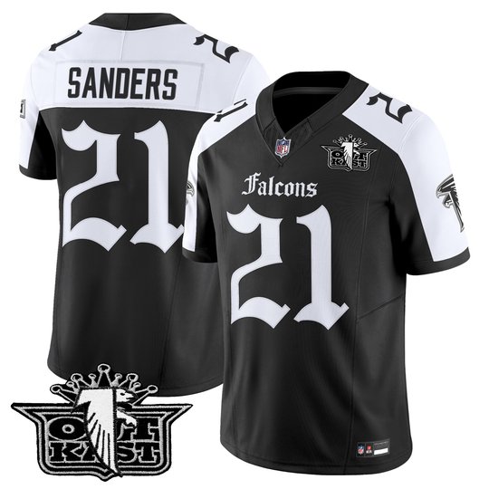 Men's Outkast x Atlanta Falcons 2025 Vapor Limited Jersey - Gothic Edition - All Stitched
