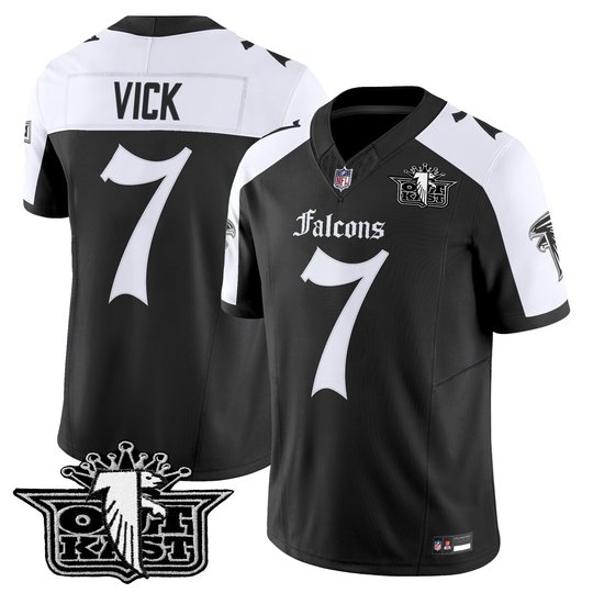 Men's Outkast x Atlanta Falcons 2025 Vapor Limited Jersey - Gothic Edition - All Stitched