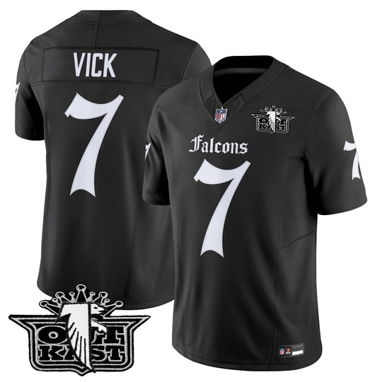 Men's Outkast x Atlanta Falcons 2025 Vapor Limited Jersey - Gothic Edition - All Stitched