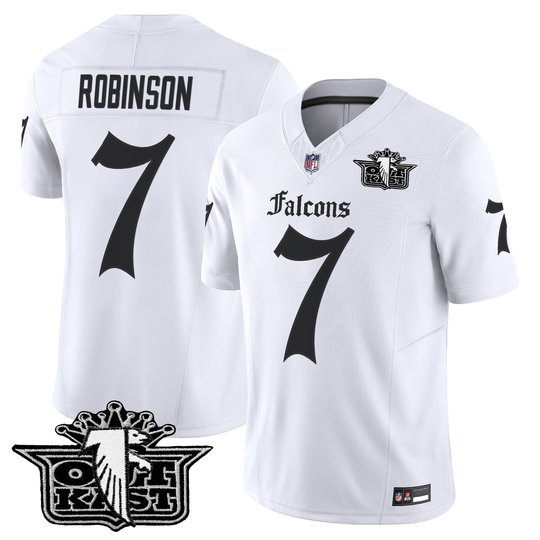 Men's Outkast x Atlanta Falcons 2025 Vapor Limited Jersey - Gothic Edition - All Stitched