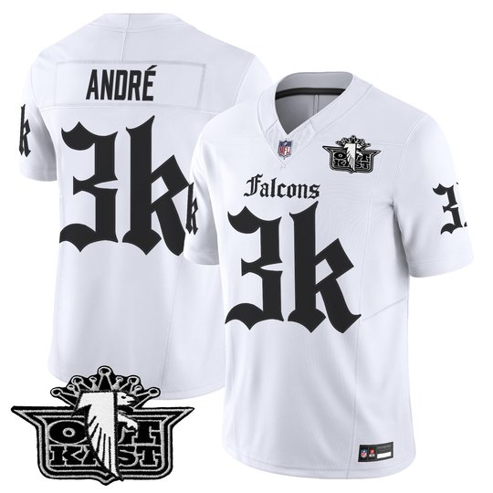 Men's Outkast x Atlanta Falcons 2025 Vapor Limited Jersey - Gothic Edition - All Stitched