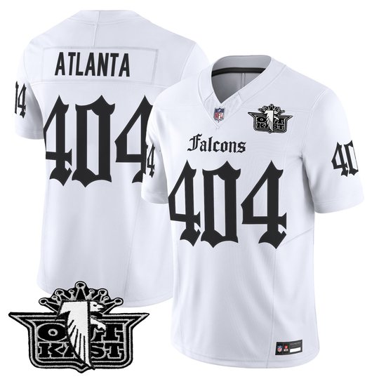Men's Outkast x Atlanta Falcons 2025 Vapor Limited Jersey - Gothic Edition - All Stitched