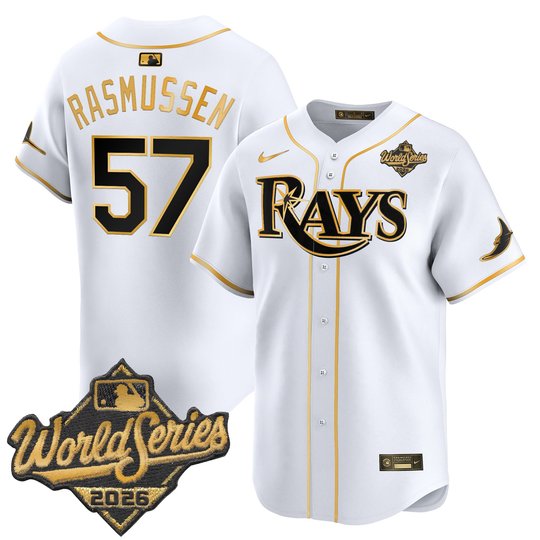 Men's Tampa Bay Rays 2026 World Series Vapor Premier Limited Jersey V2 - All Stitched