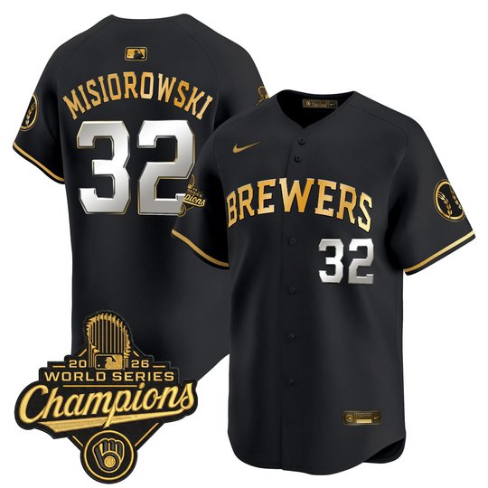 Men's Milwaukee Brewers 2026 World Series Champions Vapor Premier Limited Jersey - All Stitched