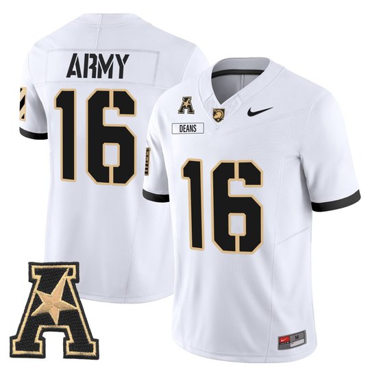 Deans Army Black Knights Vapor Jersey - Stitched