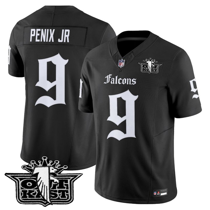 Men's Outkast x Atlanta Falcons 2025 Vapor Limited Jersey - Gothic Edition - All Stitched