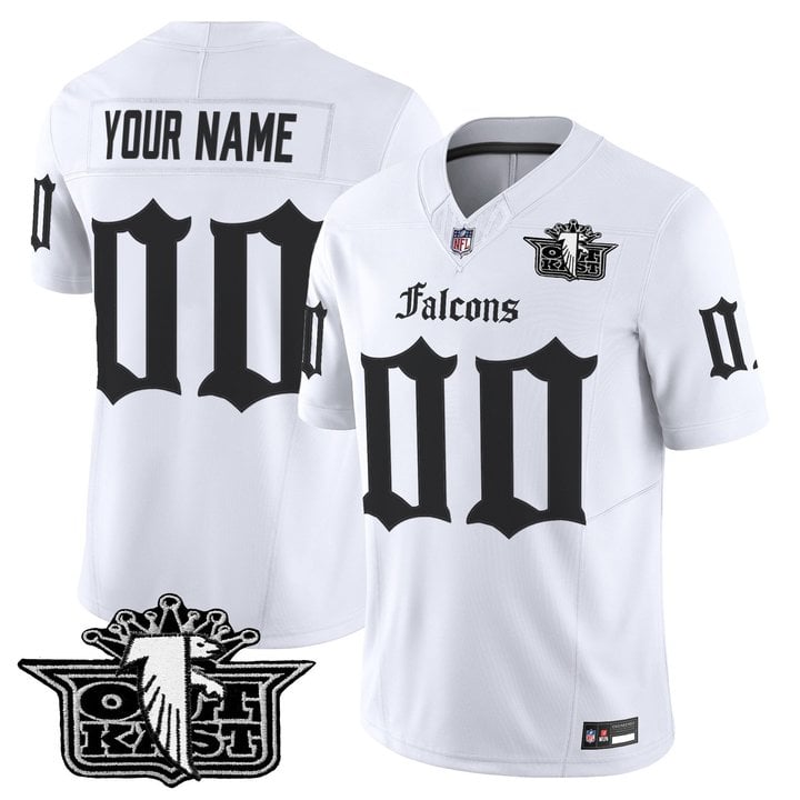 Outkast x Atlanta Falcons 2025 Vapor Limited Custom Jersey - Gothic Edition - All Stitched