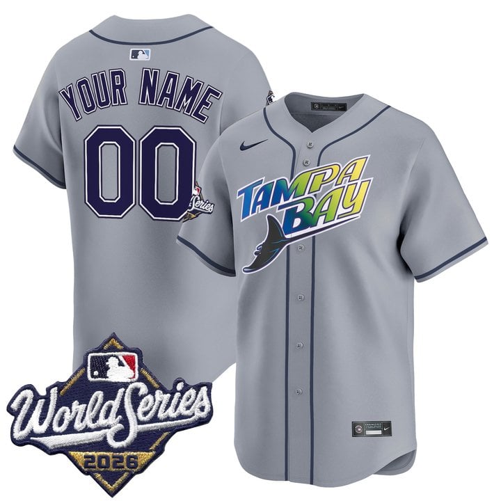 Tampa Bay Rays 2026 World Series Vapor Premier Limited Custom Jersey - All Stitched