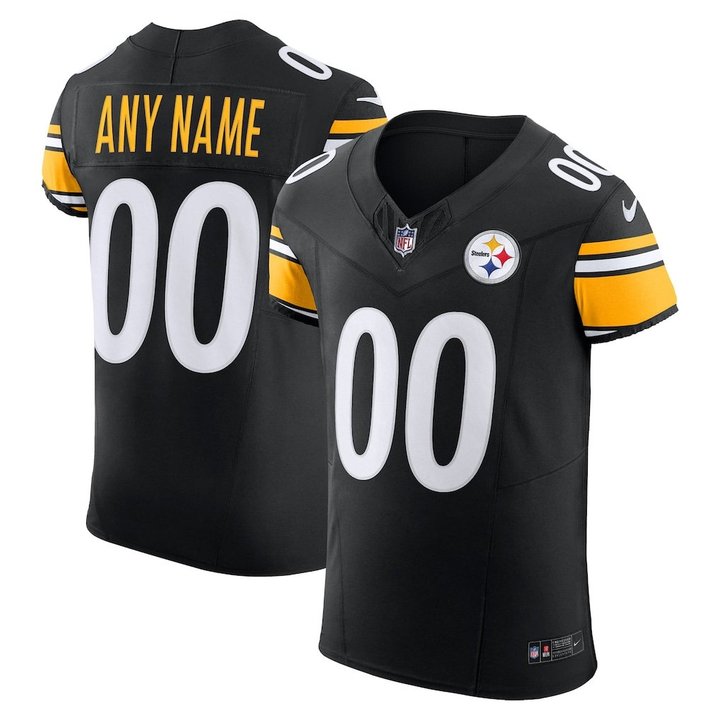 Pittsburgh Steelers Black F.U.S.E. Elite Jersey - All Stitched