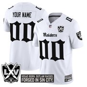 Las Vegas Raiders 'Gothic Sin City Shadows Edition' Vapor Limited Custom Jersey - All Stitched