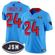 Men's Houston Texan Janice McNair Memorial Patch Vapor Limited Jersey - All Stitched