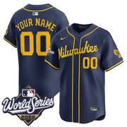 Milwaukee Brewers 2026 World Series Vapor Premier Limited Custom Jersey - All Stitched