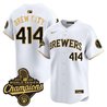 Men's Milwaukee Brewers 2026 World Series Champions Vapor Premier Limited Jersey - All Stitched