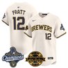 Men's Milwaukee Brewers 2026 World Series Champions Vapor Premier Limited Jersey - Bob Uecker Patch - All Stitched