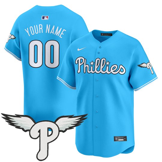 Philadelphia Phillies 2025 Vapor Premier Limited Custom Jersey - All Stitched