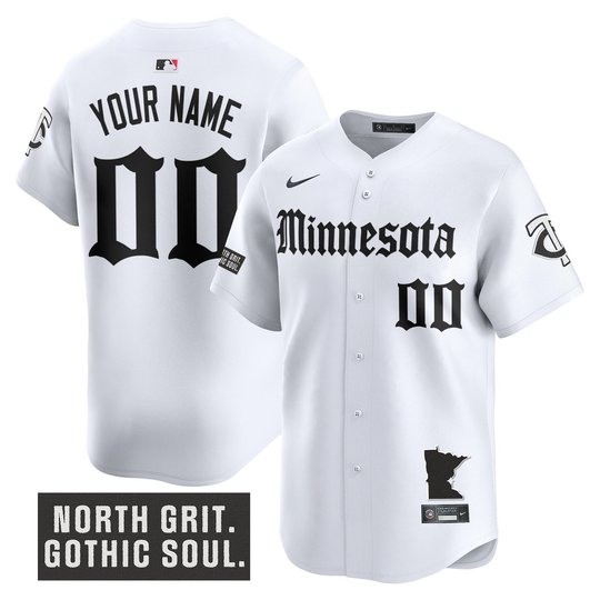 Minnesota Twins 'Gothic North Edition' Vapor Premier Limited Custom Jersey - All Stitched