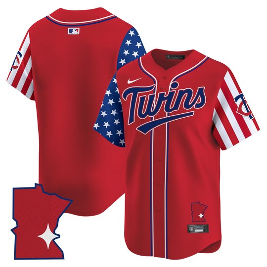 Men's Minnesota Twins 2025 Memorial Day Vapor Premier Limited Jersey - All Stitched