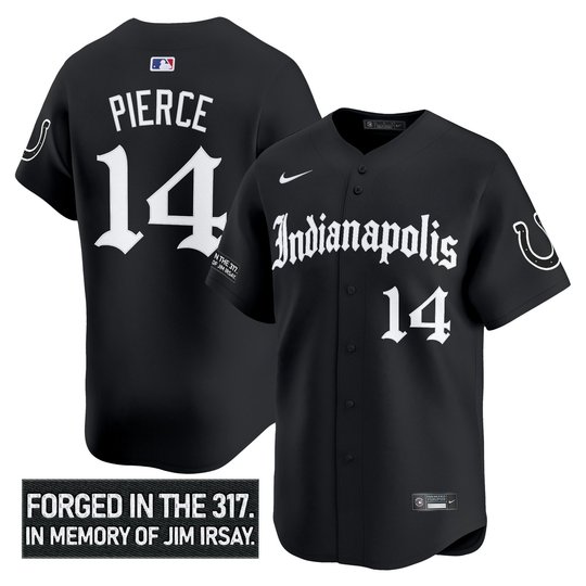 Men's Indianapolis Colts 'Jim Irsay Tribute' Vapor Baseball Jersey - All Stitched