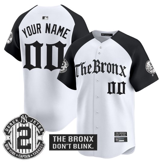 Yankees 'The Bronx - Gothic Ink Drop Edition' Vapor Premier Limited Custom Jersey - All Stitched