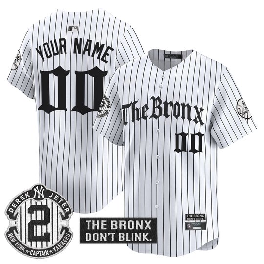 Yankees 'The Bronx - Gothic Ink Drop Edition' Vapor Premier Limited Custom Jersey - All Stitched