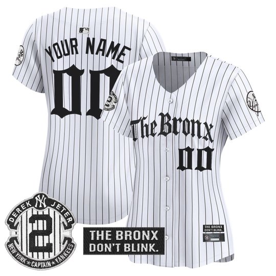 Yankees 'The Bronx - Gothic Ink Drop Edition' Vapor Premier Limited Custom Jersey - All Stitched