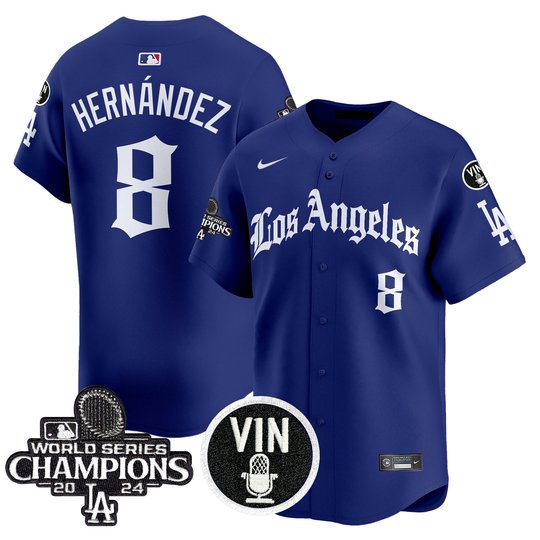 Men's Dodgers 2025 LA Gothic Style Vapor Premier Limited Jersey - All Stitched