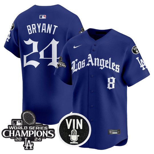 Men's Dodgers 2025 LA Gothic Style Vapor Premier Limited Jersey - All Stitched