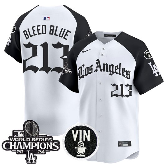 Men's Dodgers 2025 LA Gothic Style Vapor Premier Limited Jersey - All Stitched