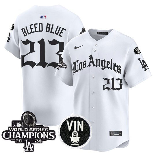 Men's Dodgers 2025 LA Gothic Style Vapor Premier Limited Jersey - All Stitched