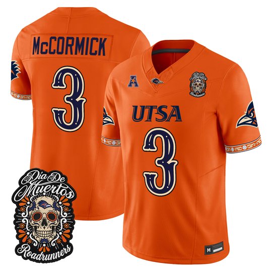 Men's UTSA Roadrunners Día de los Muertos Vapor Limited Jersey - All Stitched
