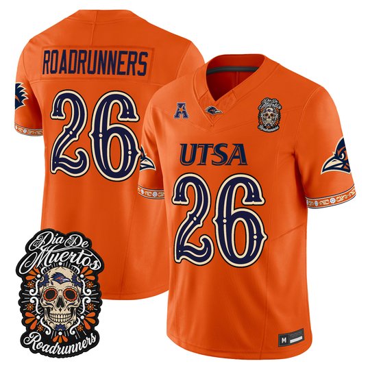 Men's UTSA Roadrunners Día de los Muertos Vapor Limited Jersey - All Stitched
