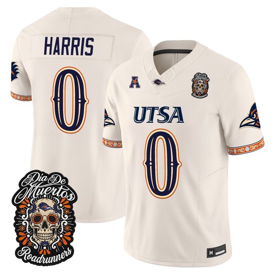 Men's UTSA Roadrunners Día de los Muertos Vapor Limited Jersey - All Stitched
