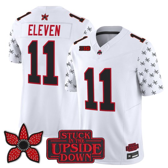 Men's Ohio State Buckeyes 'Stranger Things Edition' Vapor Limited Jersey - All Stitched