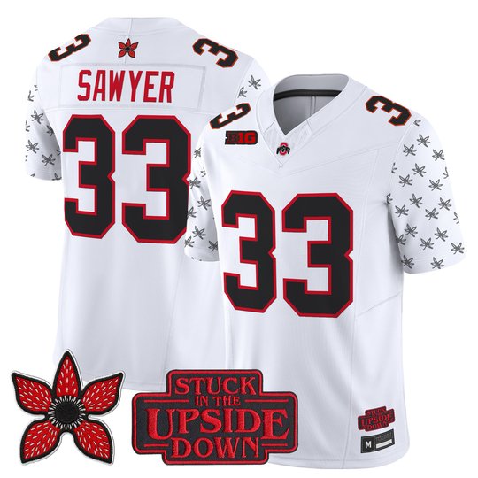 Men's Ohio State Buckeyes 'Stranger Things Edition' Vapor Limited Jersey - All Stitched