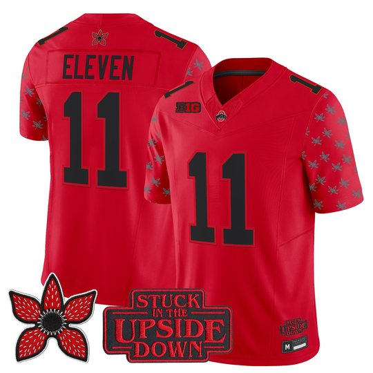 Men's Ohio State Buckeyes 'Stranger Things Edition' Vapor Limited Jersey - All Stitched