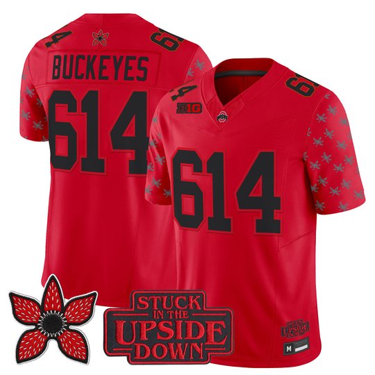 Men's Ohio State Buckeyes 'Stranger Things Edition' Vapor Limited Jersey - All Stitched