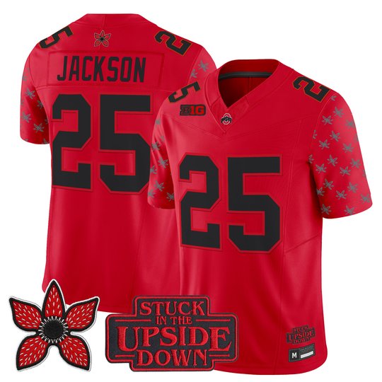 Men's Ohio State Buckeyes 'Stranger Things Edition' Vapor Limited Jersey - All Stitched