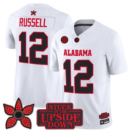 Men's Alabama Crimson Tide 'Stranger Things Edition' Vapor Limited Jersey - All Stitched