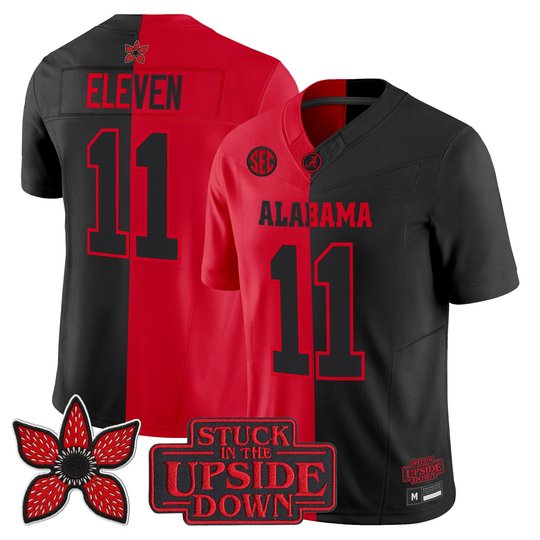 Men's Alabama Crimson Tide 'Stranger Things Edition' Vapor Limited Jersey - All Stitched