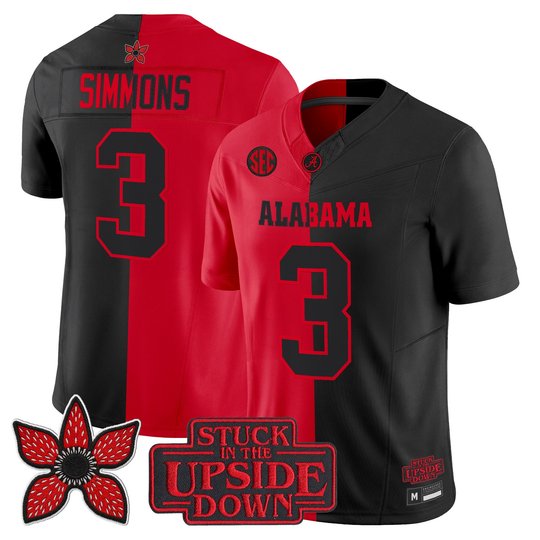 Men's Alabama Crimson Tide 'Stranger Things Edition' Vapor Limited Jersey - All Stitched