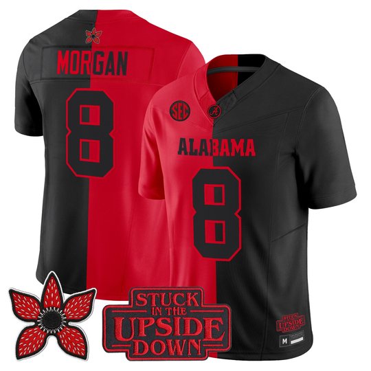 Men's Alabama Crimson Tide 'Stranger Things Edition' Vapor Limited Jersey - All Stitched
